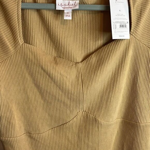 Isabel maternity ribbed super soft and stretchy top size XL NWT - Picture 4 of 8